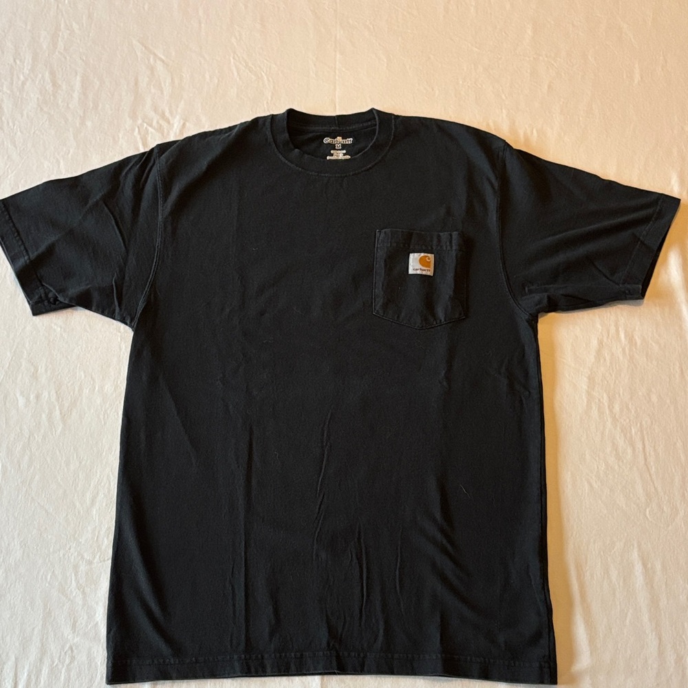 Carhartt Men's Classic Black Tee with Pocket